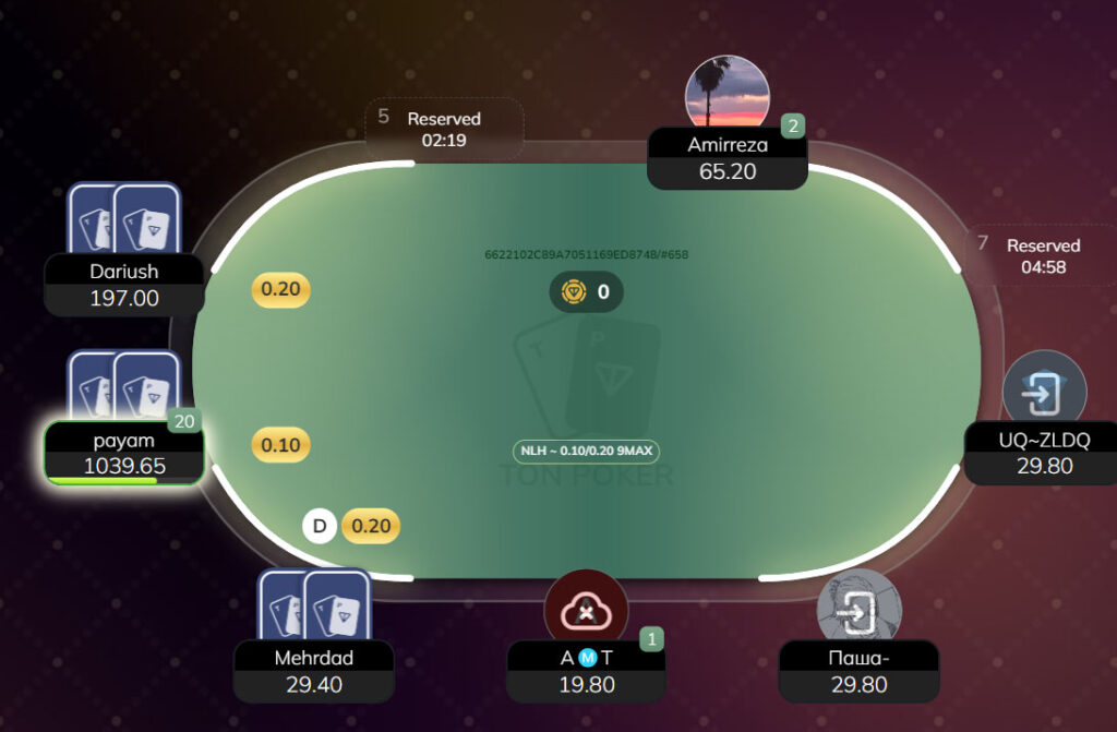tonpoker - як виглядає Лобі